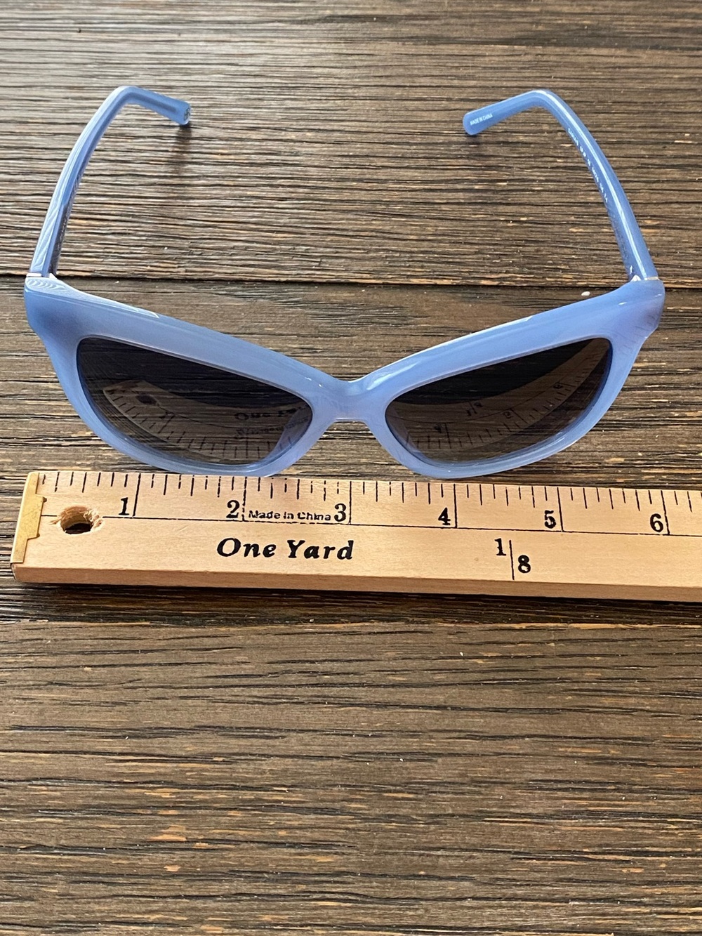 Banana Republic Women's Sunglasses Daria/S Blue Cat Eye Gradient Lenses 100% UV - Picture 5 of 6